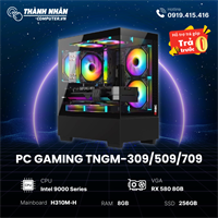 PC Gaming TNGM-309/509/709 (Intel Core i3 9100F/ i5 9400F / i7 9700f - Ram 8GB - SSD 256GB - Vga RX 580 8GB) Like New 